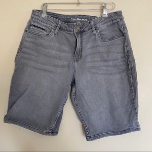 Calvin Klein Gray Jean Shorts